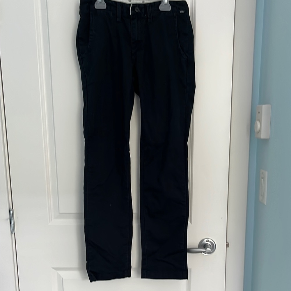 Vans Black Chino Pants Straight Leg